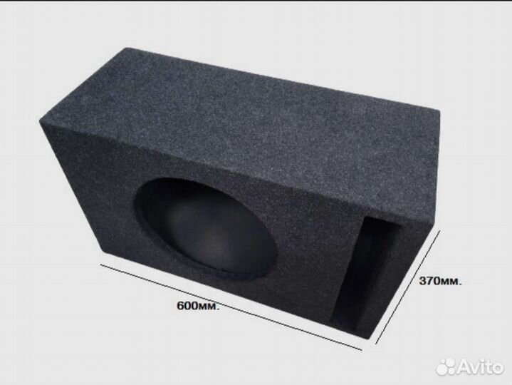 Короб для сабвуфера 12 фи на щели
