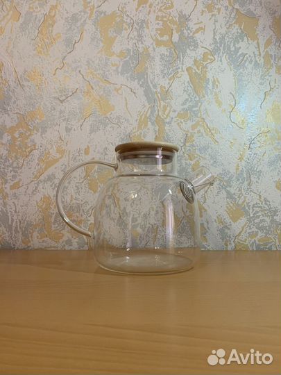 Стеклянный чайник,1500мл
