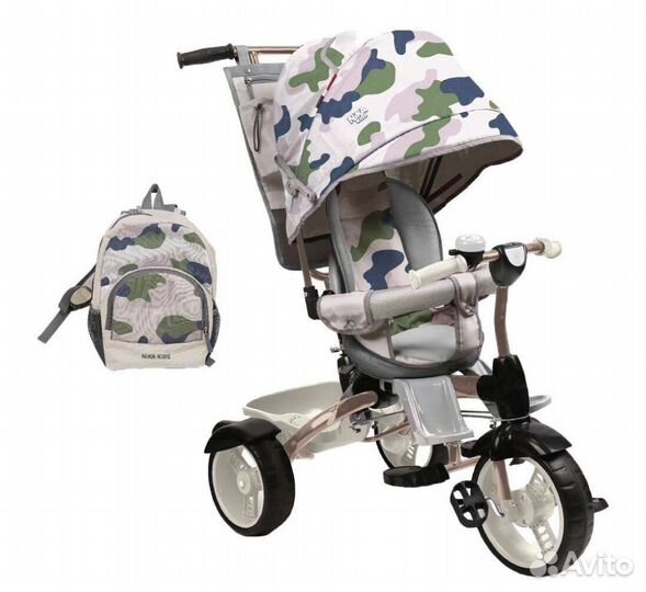 Детский велосипед с ручкой бу (Nika вд5)