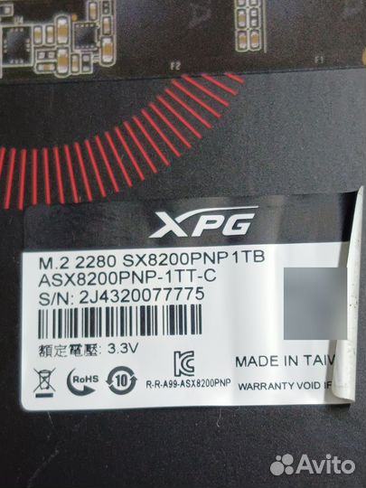 Ssd m2 nvme 1tb Adata XPG sx8200 pro