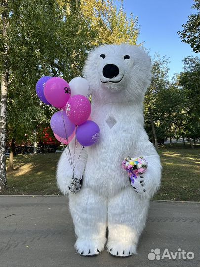 Белый Мишка поздравление