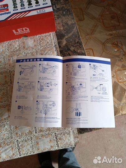 Bi LED линзы h4