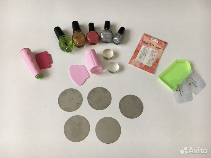 Стемпинг дизайн ногтей