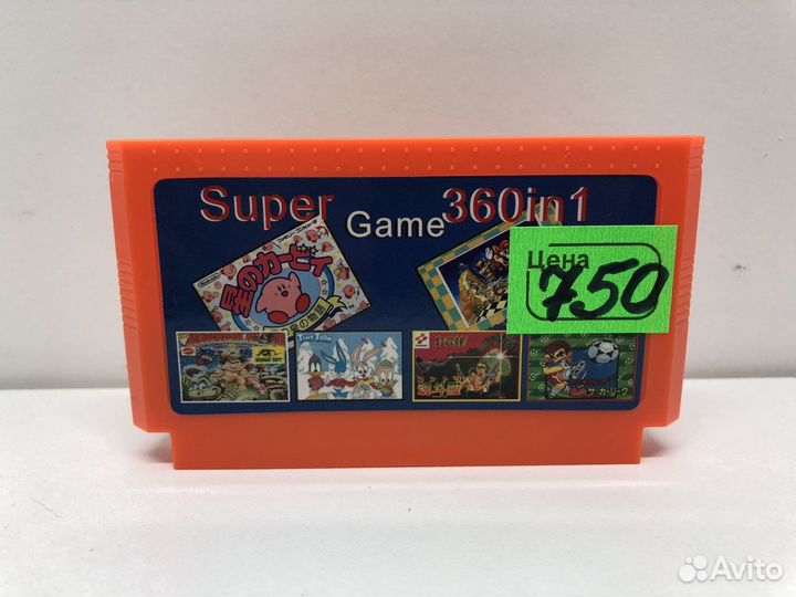 Картридж 360 игры для dendy