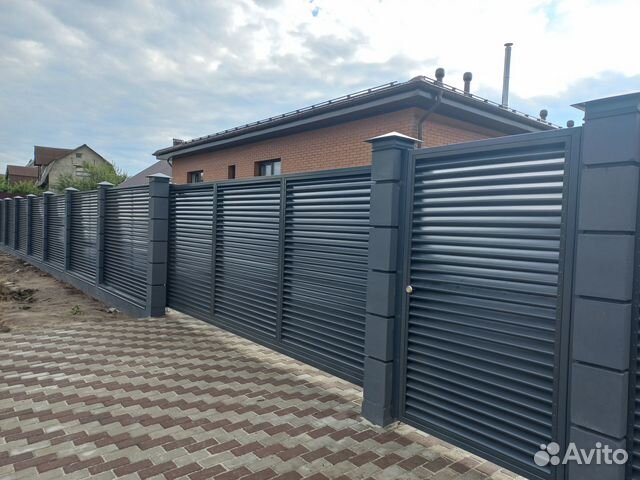 Установка заборов под ключ в Курске | Услуги | Авито