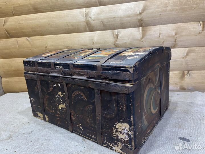 Сундук 6 Красный Солнце Ворот Расписной