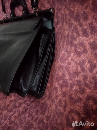 Мужской кожаный портфель бу