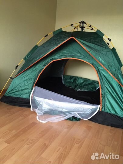 Палатка автоматическая 3-4 местная