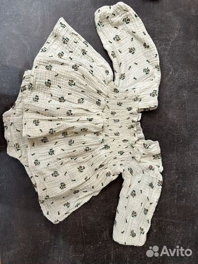 Платье боди для девочки 68 74