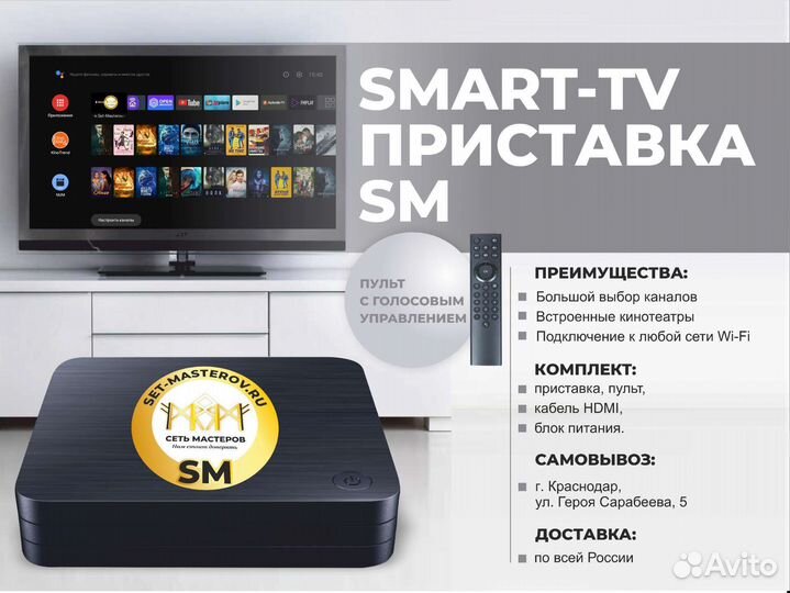 Новая тв приставка полностью настроенна