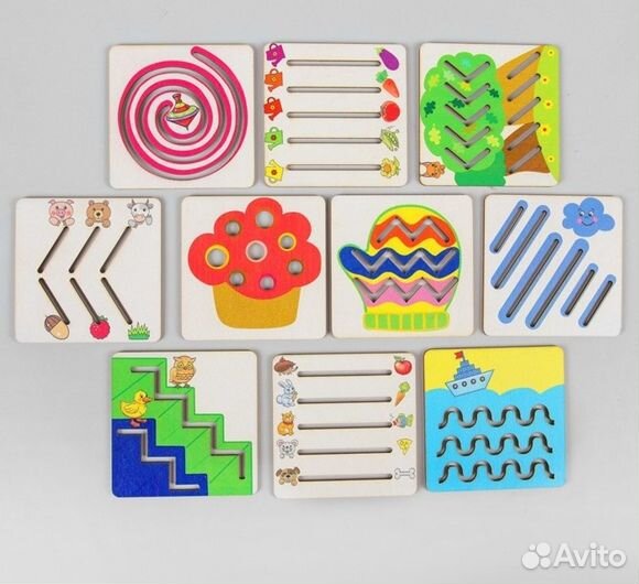 Деревянные тренажеры-прописи