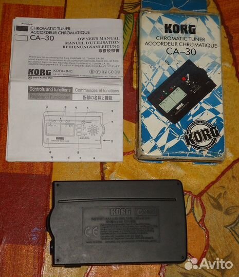 Тюнер гитарный korg ca-30