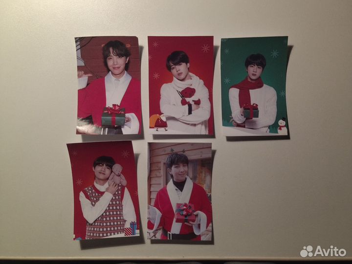 Наклейки bts новый год