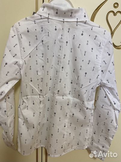 Рубашка для девочки 122 школа