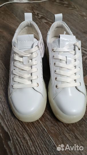 Кеды 39р натуральная кожа