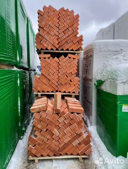 Кирпич красный полнотелый