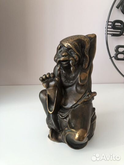 Фигурка металлическая покрытая бронзой