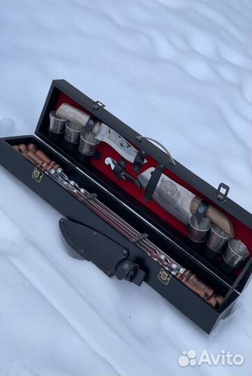 Шашлычный подарочный набор, шампуры Опт/Розница