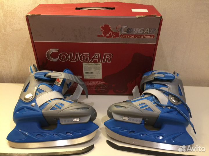 Детские коньки раздвижные 28-30 cougar
