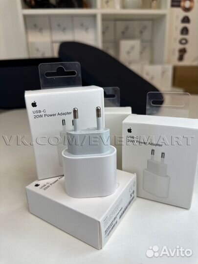 Блок питания apple 20w (Быстрая зарядка)