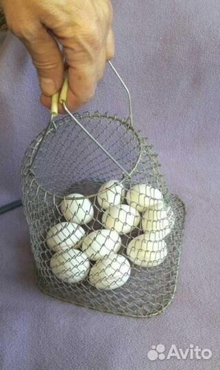 Складная сумка для яиц металл СССР