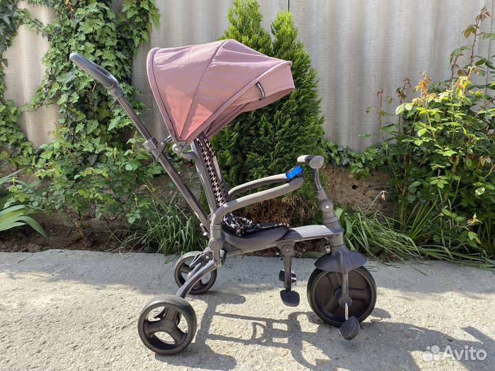 Складной детский трехколесный велосипед