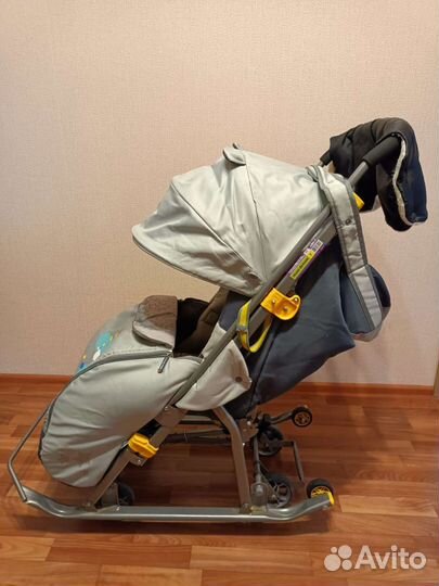 Детские санки коляска ника