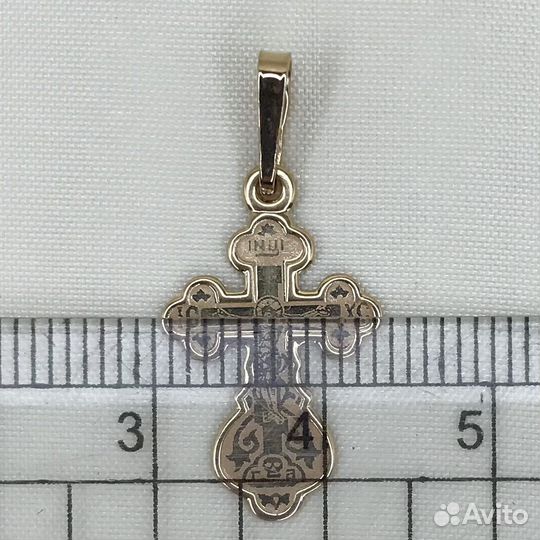 Крест золото 585 пробы №066099