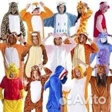 Пижамки кигуруми для взрослых и детей