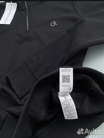 Свитер полузамок calvin klein