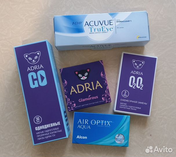 Линзы контактные