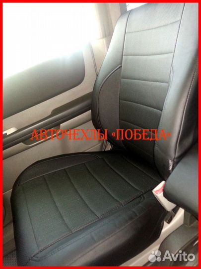 Чехлы Nissan X-Trail T30 из экокожи чёрные Классик