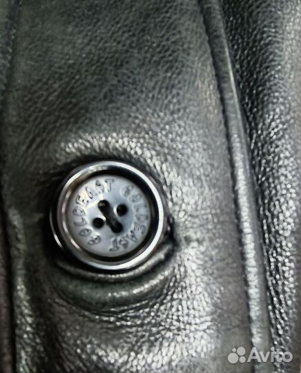 Куртка д натуральная кожа натуральный мех