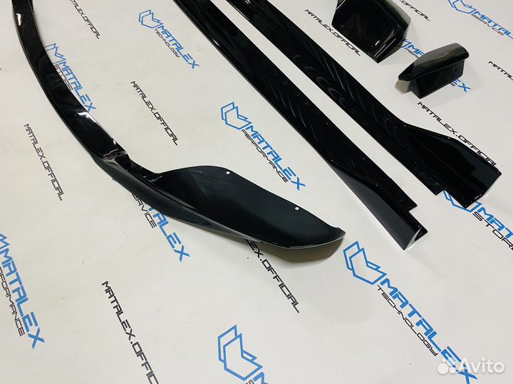 Обвес BMW X6 F16, M Performance, черный глянец