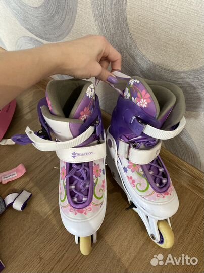 Роликовые коньки Rush action