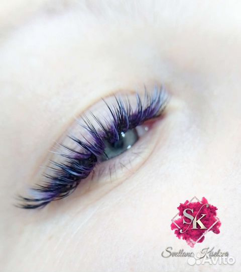 Наращивание ресниц в студии