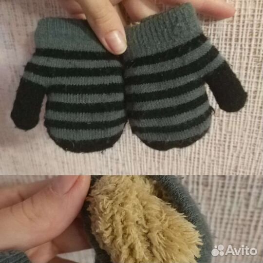 Варежки новые от 6 мес до 2 лет