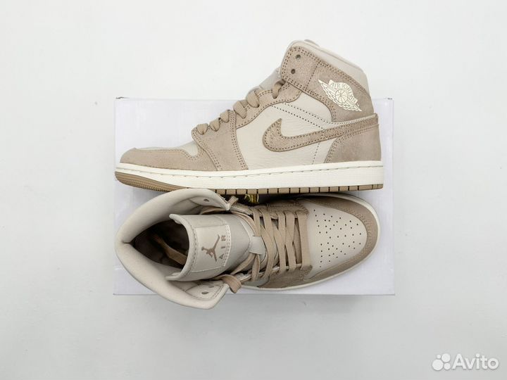 Кроссовки Air Jordan 1 Mid SE Brown