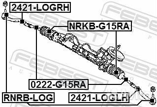 Тяга рулевая nissan almera G15RA 2012- 0222-g15