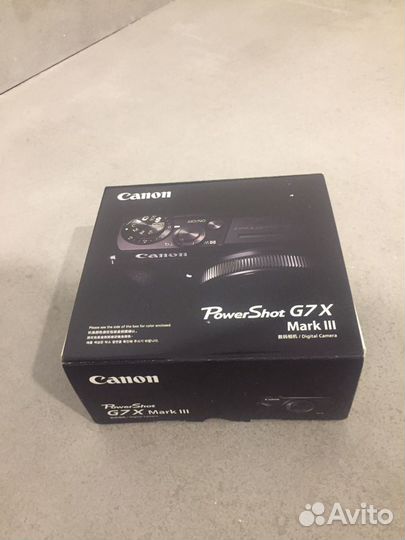 Canon PowerShot G7X Mark III Black / Silver Новые