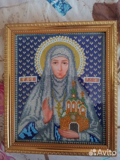 Иконы вышитые чешским бисером