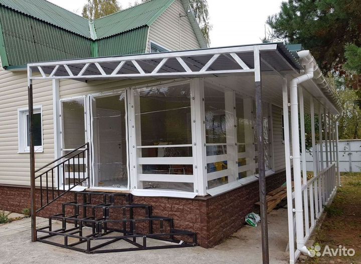 Мягкие окна для кафе летней веранды беседки