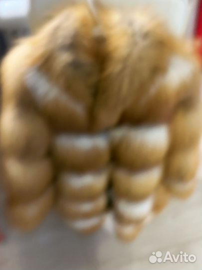 Шуба из лисьего меха