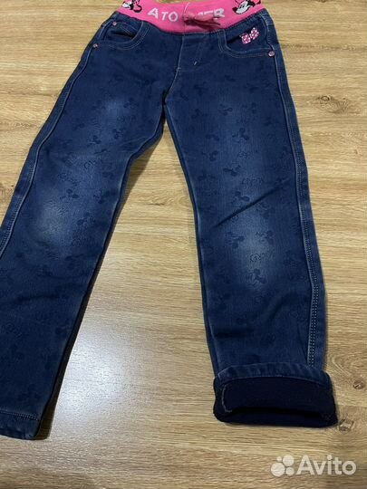 Джинсы для девочки 134