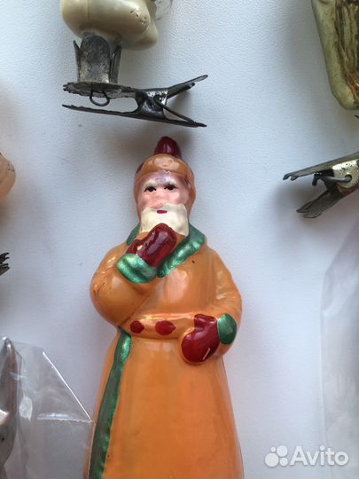 Елочные игрушки СССР на прищепке