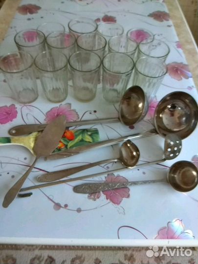 Ложки вилки половники стаканы