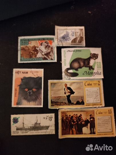 Марки СССР, Япония, Болгария, Куба, Монголия, Вьет