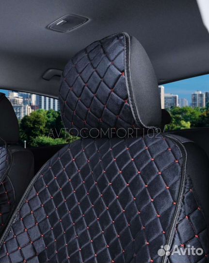 Накидки на сидения велюр