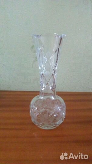 Вазы, поднос, кружки, рюмки хрустальные СССР