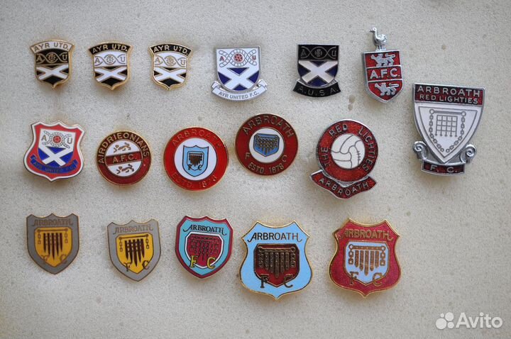 Значки футбол старая Шотландия